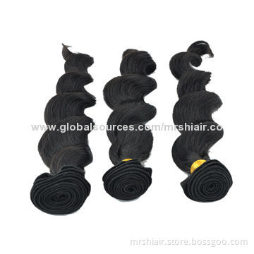 22-inch Natural Color Spiral Curly Unprocessed Human Virgin Hair